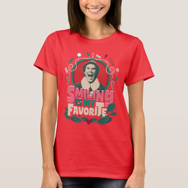 T-shirt Elfe - Sourire est mon préféré (Devant)
