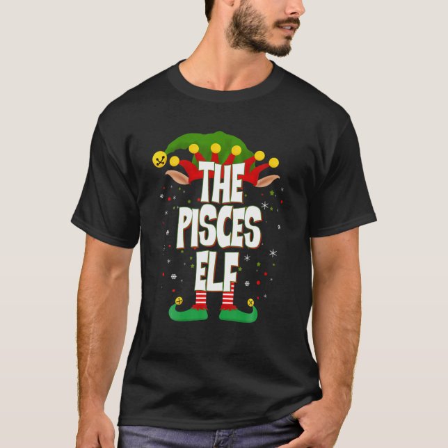 T-shirt Elfes Groupe Les Pisces Elfes Noël (Devant)