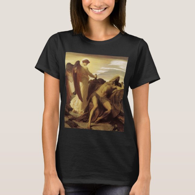T-shirt Élie dans le désert par Lord Frederic Leighton (Devant)