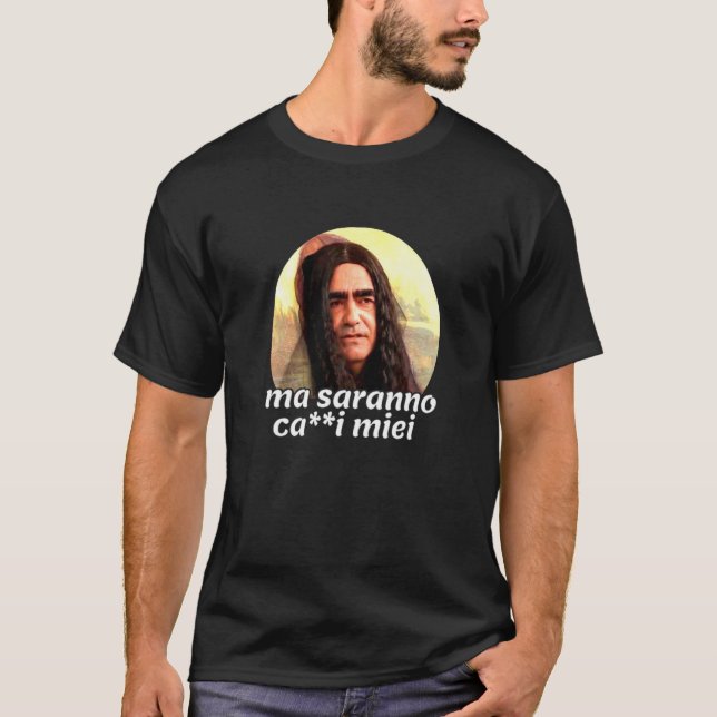 T-shirt Elio Gioconda Monnalisa Lol  Who Laughs Is Out (Devant)