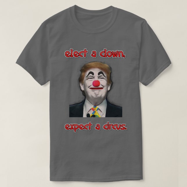 T-shirt élisez un clown, (Design devant)