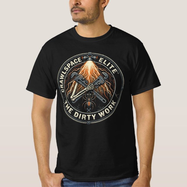 T-shirt Elite de vide sanitaire Cadeau pour plombier de tr (Devant)