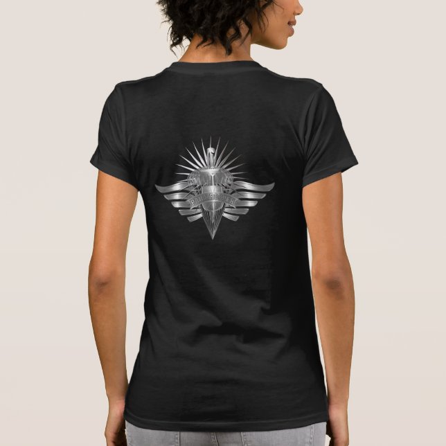 T-shirt Elite Parachutiste Conception commémorative (Dos)