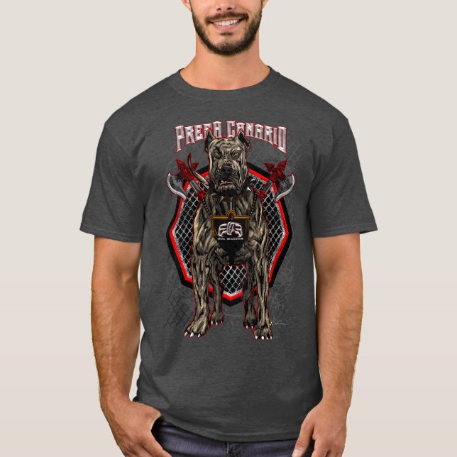 T-shirt ElitE Presa Canario - Guerrier de chien (Devant)