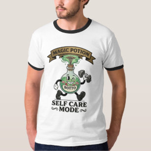 T-shirt Élixir Magique Rétro pour le Mode de Soins Personn