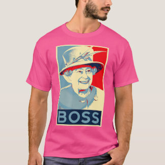 T-shirt Elizabeth Boss Son Altesse Royale la Reine d'Angle