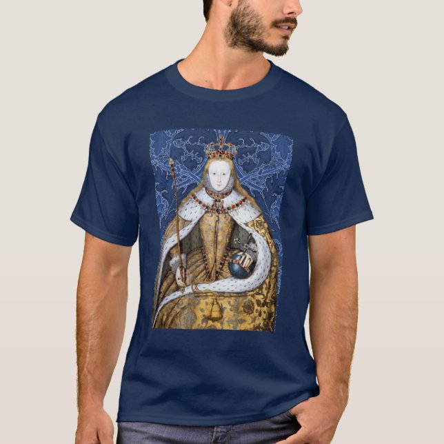 T-shirt Elizabeth Tudor, reine d'Angleterre (Devant)