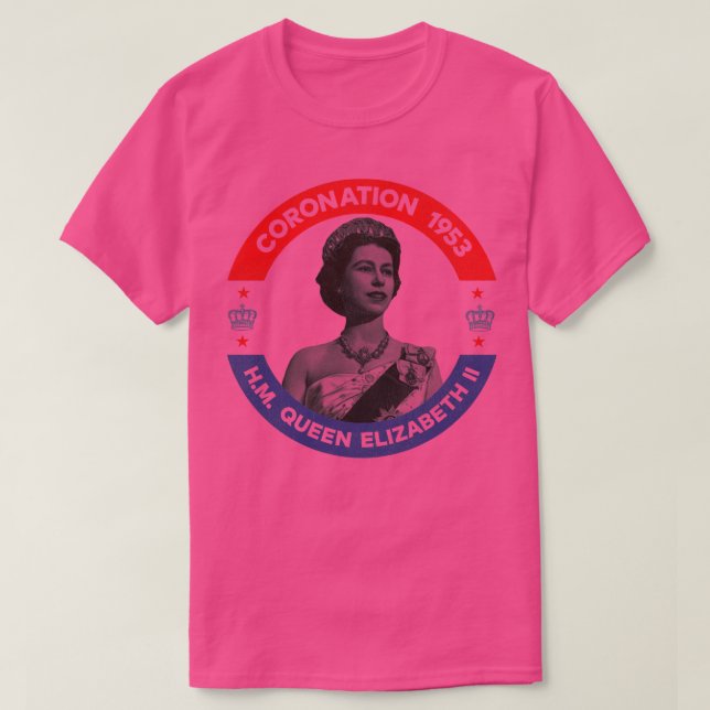 T-shirt Elizabeth Vintage 1953 (Design devant)