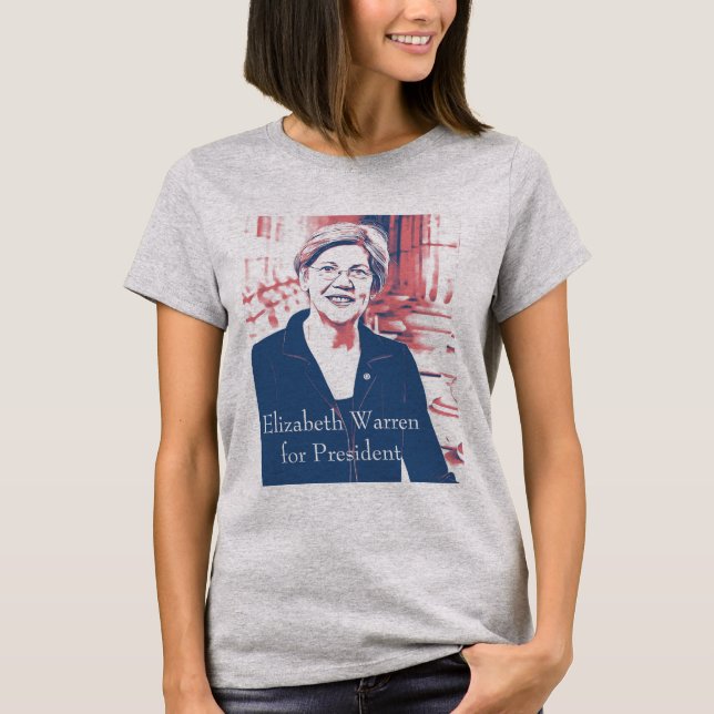 T-shirt Elizabeth Warren pour l'élection présidentielle de (Devant)