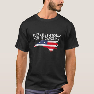 T-shirt Elizabethtown North Carolina USA State America Tra