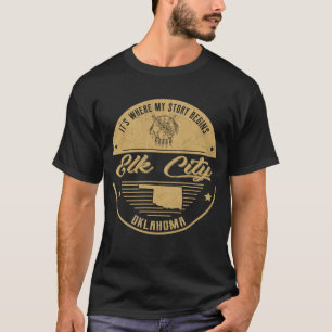 T-shirt Elk City Oklahoma C'est là que commence mon histoi