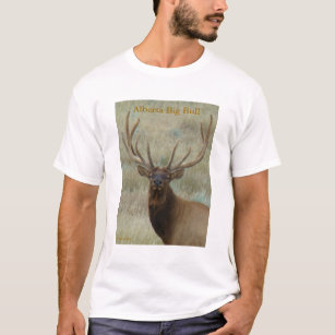 T-shirt Elk de taureau E10 en Tête de velours