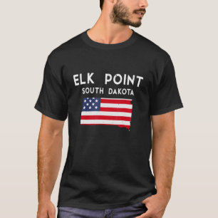 T-shirt Elk Point South Dakota USA State America Travel So