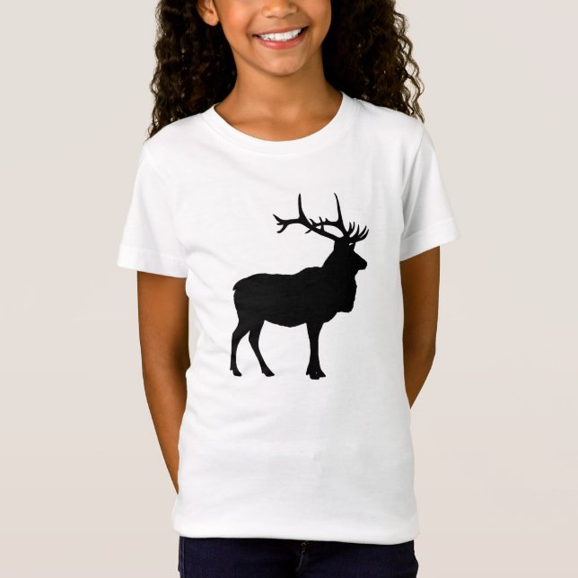 T-Shirt Elk Silhouette (Devant)