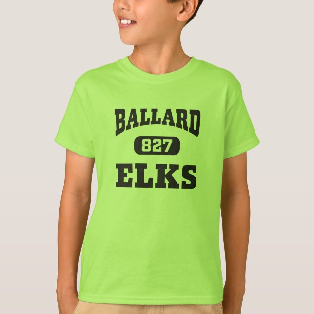 T-shirt Elks de ballard sportif (Devant)