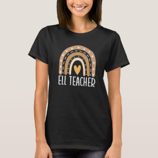 T-shirt ELL Teacher Rainbow English Language Learner ELL T