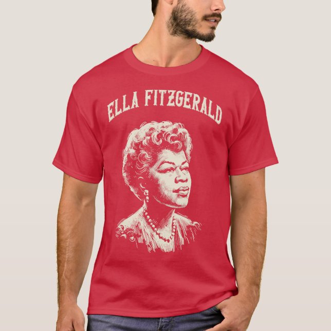 T-shirt ella fitzgerald (Devant)
