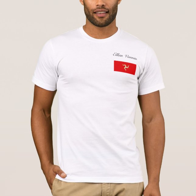 T-shirt ELLAN VANNIN (Île De Man) (Devant)