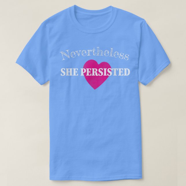 T-shirt Elle A Néanmoins Persisté Le Féminisme Filles Empo (Design devant)