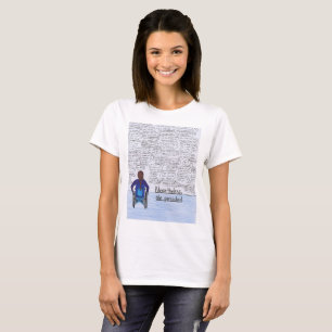 T-shirt Elle a persisté (le fauteuil roulant)