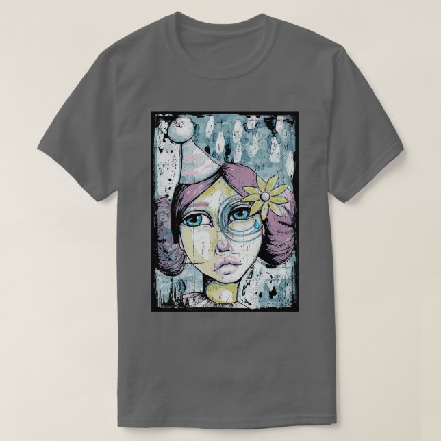 T-shirt Elle A Pleuré Pour Des Choses Qu'Elle Ne Pouvait P (Design devant)