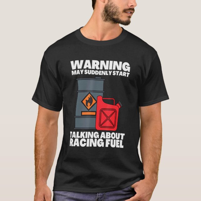 T-shirt Elle A Senti Le Carburant De Course Et La Prochain (Devant)