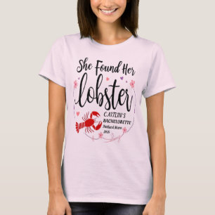 T-shirt Elle A Trouvé Son Homard Custom Bachelorette Party