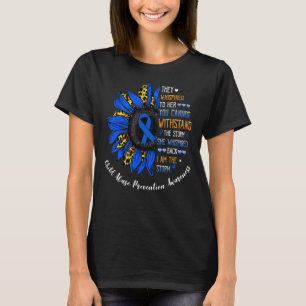 T-shirt Elle A Whisonné Je Suis La Tempête Prévention De L
