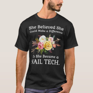 T-shirt Elle Croyait Qu'Elle Pourrait Faire Une Différence