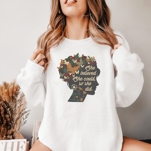 T-shirt Elle Croyait T-shirt, Sweatshirt de motivation des (Créateur téléchargé)