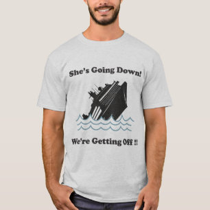 T-shirt Elle descend