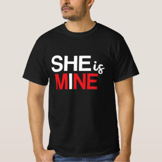 T-shirt Elle est à moi - Design romantique pour amie