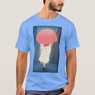 T-shirt Elle Est Allée Marcher Dans La Pluie