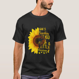 T-shirt Elle est du soleil mélangé à un peu d'ouragan