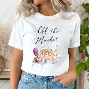 T-shirt Elle est hors du marché Fête de mariage pour futur