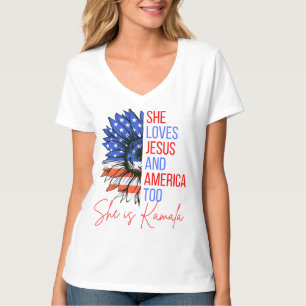 T-shirt Elle est Kamala 2024, Kamala Harris, Mesdames s'il