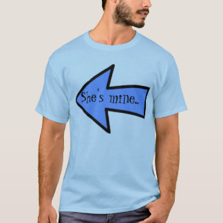 T-shirt Elle est la mienne. Je suis à elle