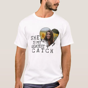 T-shirt Elle est la plus grande pêche Canne à pêche person
