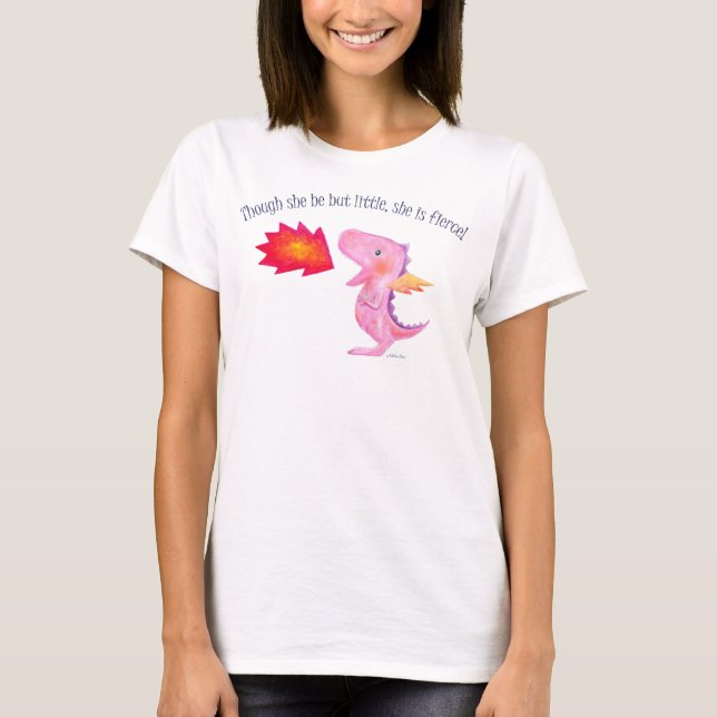 T-shirt Elle est le graphique féroce T de puissance de (Devant)
