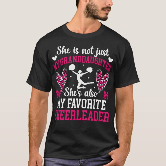 T-shirt Elle est ma grand-mère de cheerleader préférée Gra (Devant)