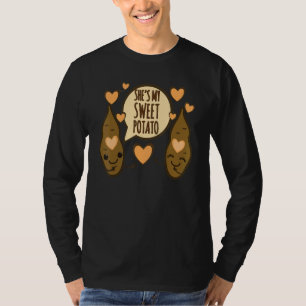 T-shirt Elle est ma patate douce Je suis Yam Set Couple Th