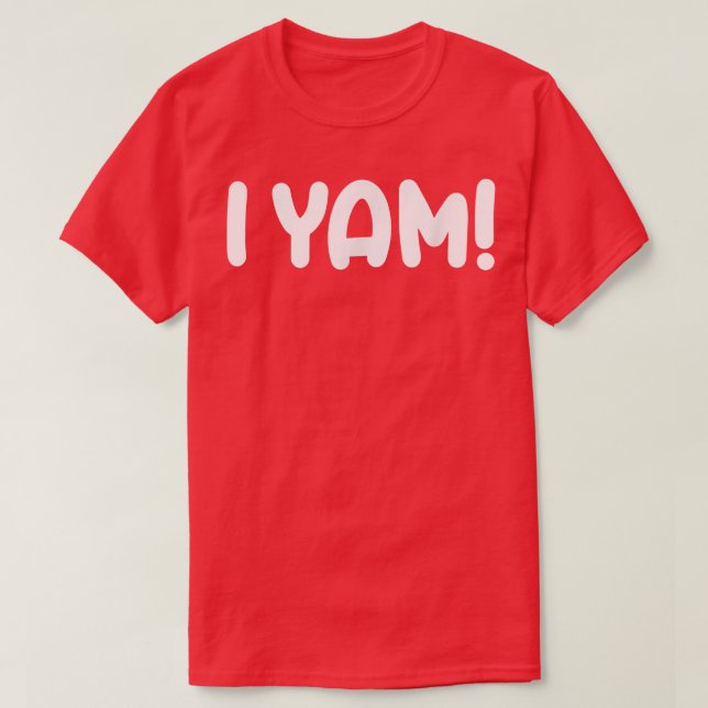 T-shirt Elle est ma pomme de terre douce Je Yam Couples Th (Design devant)