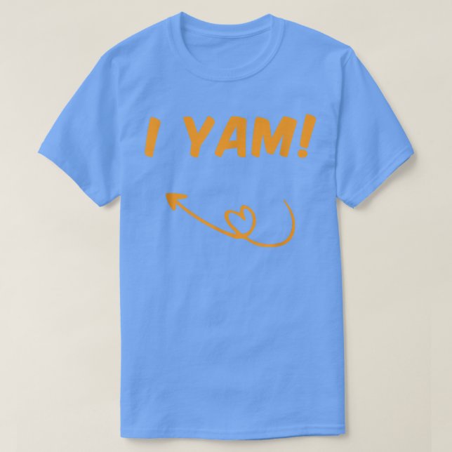 T-shirt Elle est ma pomme de terre douce Je Yam Couples Th (Design devant)