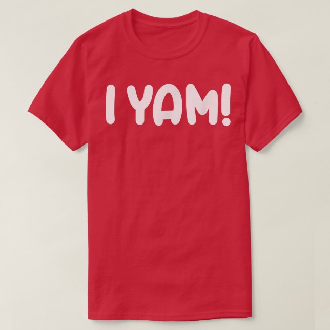 T-shirt Elle est ma pomme de terre douce Je Yam Couples Th (Design devant)