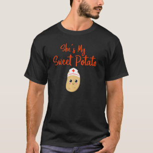 T-shirt Elle est mon infirmière douce comme une patate dou