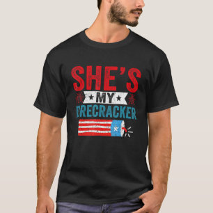 T-shirt Elle est mon pétard à lui et à elle 4 juillet asso