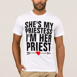 T-SHIRT ELLE EST MON PRÊTRE JE SUIS SON PRÊTRE, LES T-SHIR