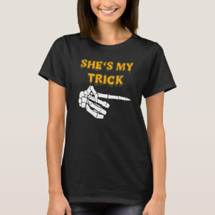 T-shirt Elle est mon tour il est mon friandise Jolies pair