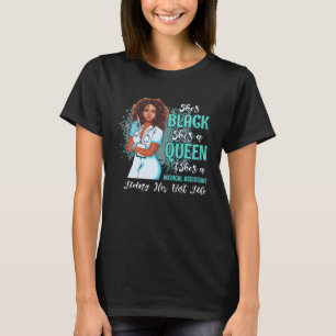 T-shirt Elle est noire Elle est reine Elle est Médicale As