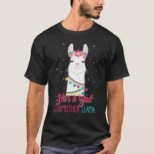 T-shirt Elle est une mauvaise marraine lama Fête des Mères